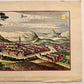 Vintage Color Lithograph “Jena” — Saxonia Series Historic City Views (c. 1950s)