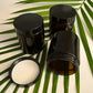 4 oz Amber Glass Straight Sided Jars