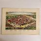 Vintage Color Lithograph “Leipzig” — Saxonia Series Historic City Views (c. 1950s)