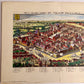 Vintage Color Lithograph “Leipzig” — Saxonia Series Historic City Views (c. 1950s)