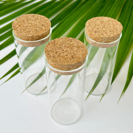 4 oz. Cylinder Glass Jar with cork
