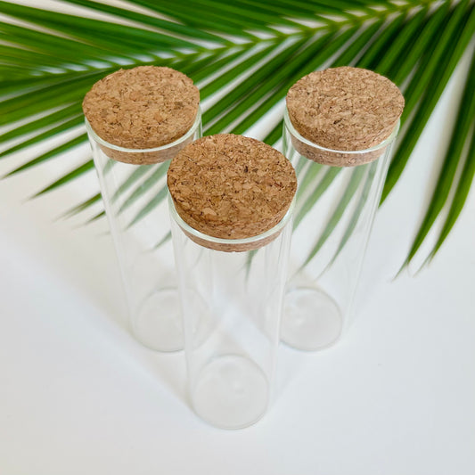 4 oz. Cylinder Glass Jar with cork