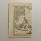 1940s Pacific Naval Operations Map — Original WWII-Era Fold-Out Print