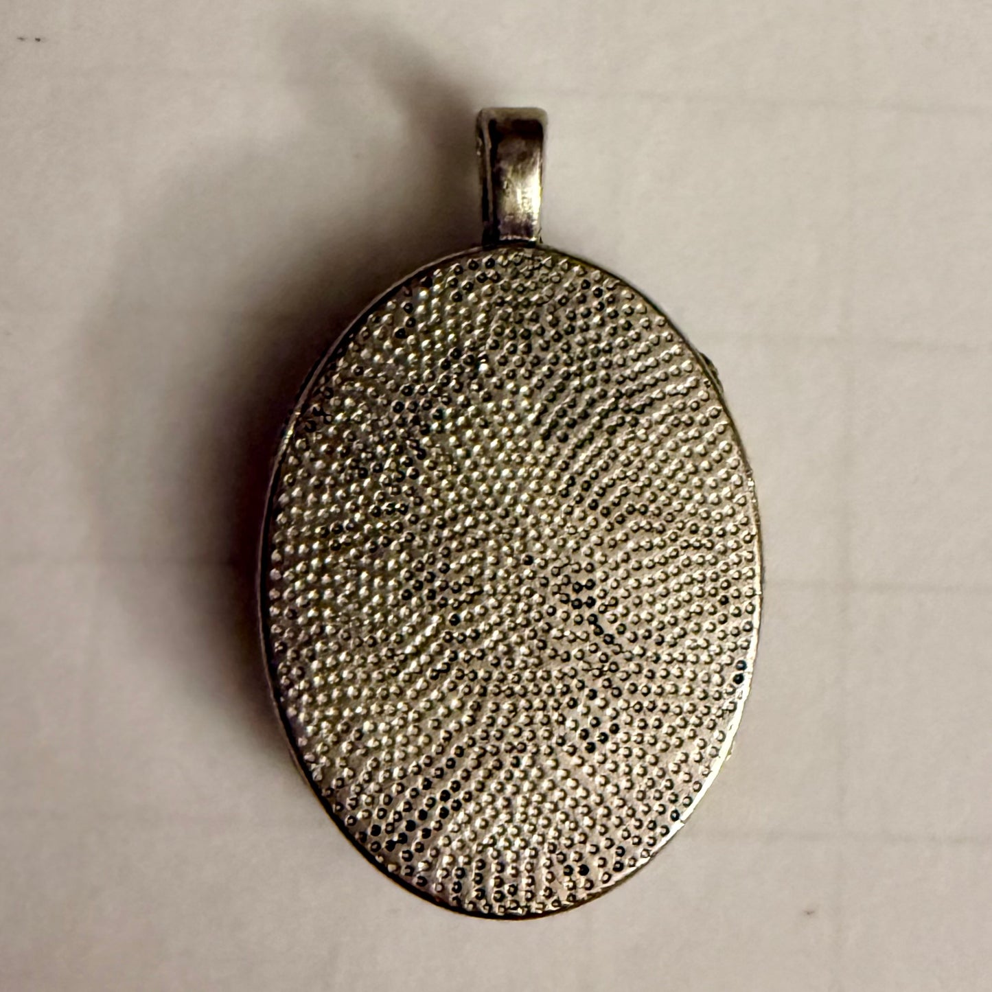 Chrysocolla and Malachite Oval Pendant | Natural Stone Necklace