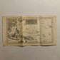 1940s Pacific Naval Operations Map — Original WWII-Era Fold-Out Print