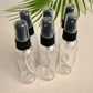 2 oz Clear Plastic Bottle with Fine Mist Sprayer Pump