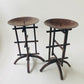 Metal Tower Candle Holders, 2 Piece Set