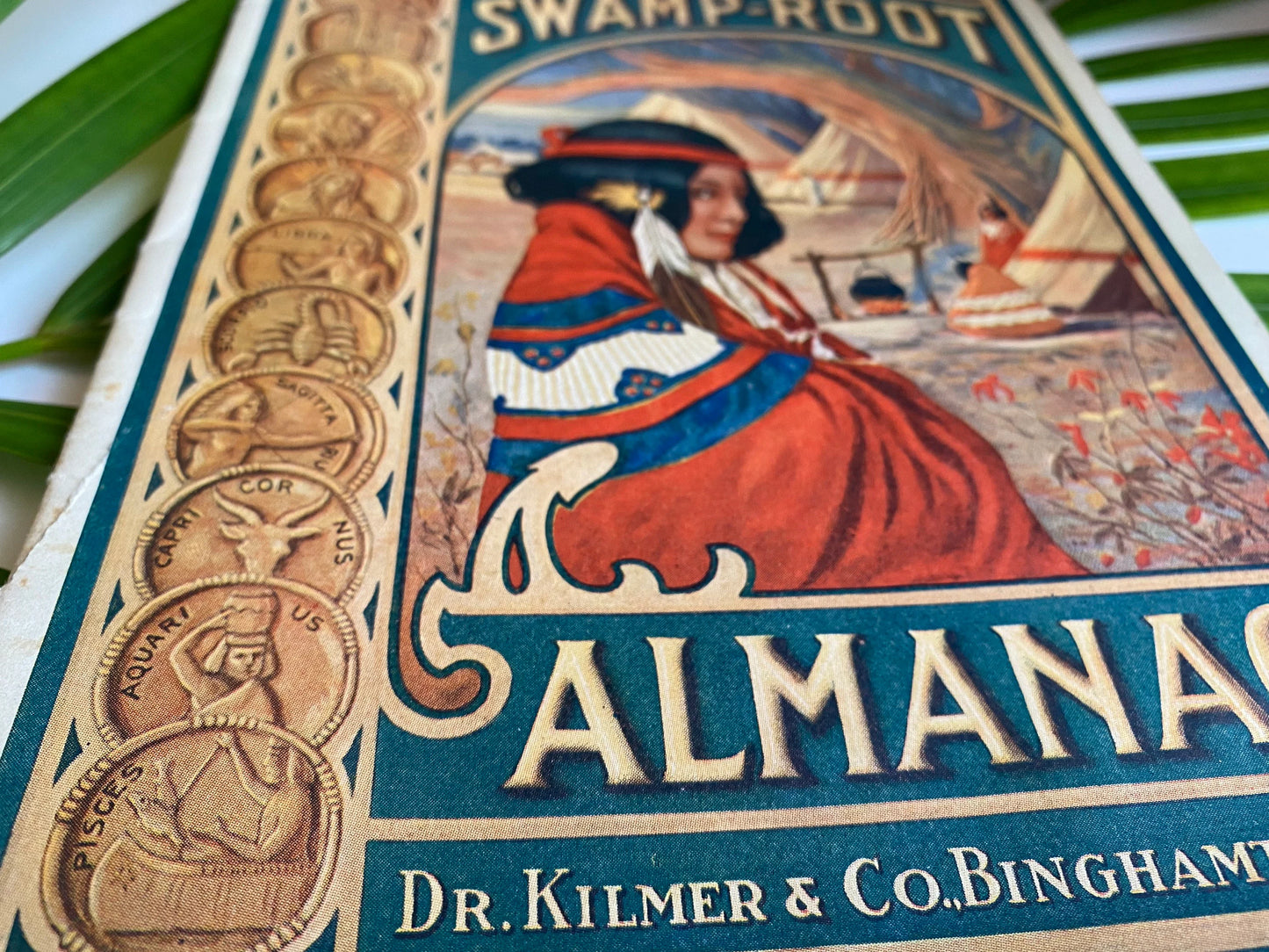 Dr. Kilmer’s Swamp-Root Almanac - 1920 Edition - with Original Medicine Bottle