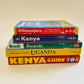 Africa Travel Guides, 5 Book Set, including 1 signed by author (used)