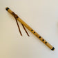 Native American style bamboo flute in the key of F