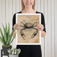 The Braden Town Beast Framed Poster, Florida Cryptid Art, Coastal Folklore Wall Art