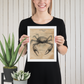 The Braden Town Beast Framed Poster, Florida Cryptid Art, Coastal Folklore Wall Art