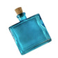 8.5 oz. Aqua Blue Matic Glass Bottle with cork stopper