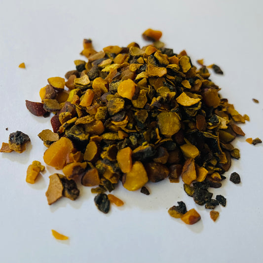 Saw Palmetto Berries, cut and sifted