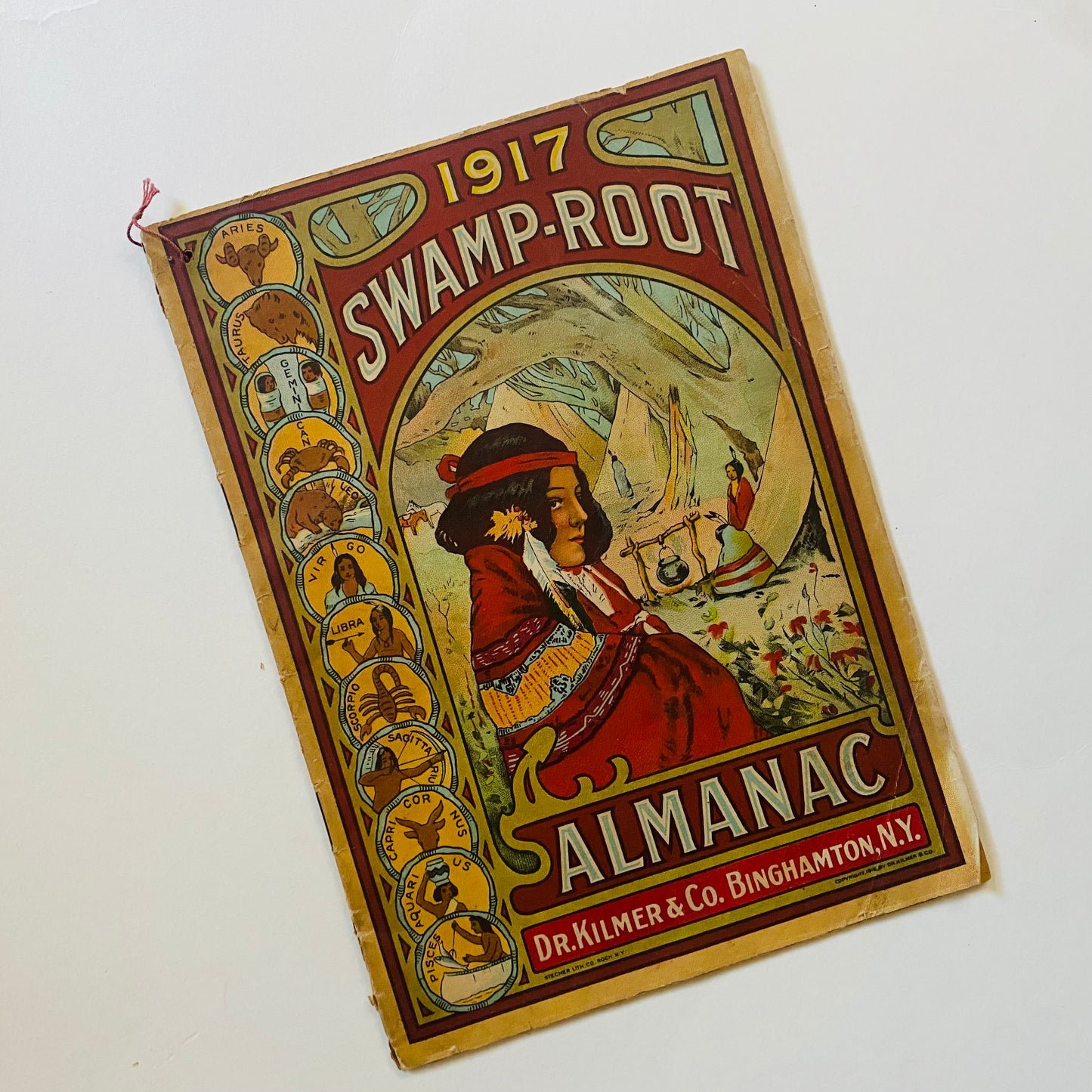 Rare 1917 Swamp Root Almanac