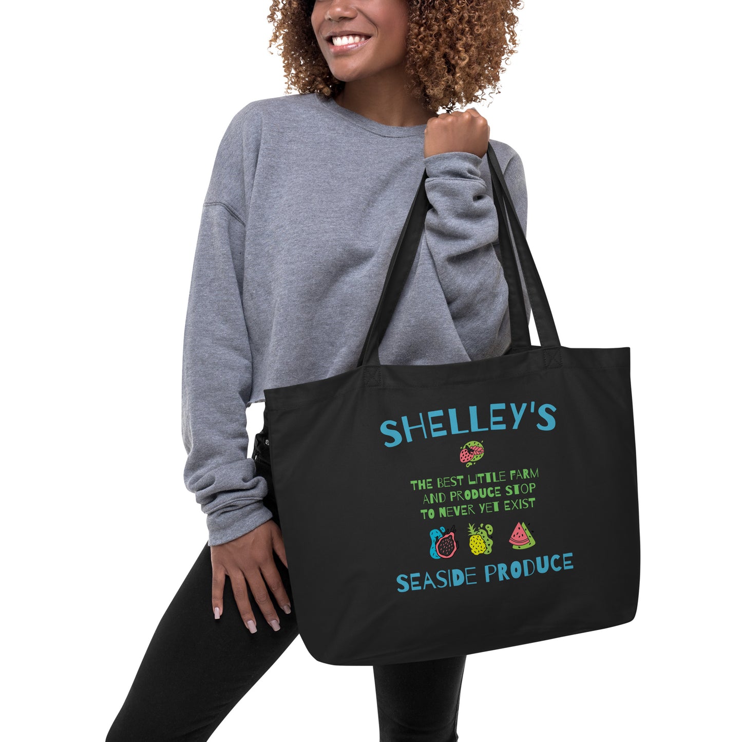 “Shelley’s” Large organic tote bag